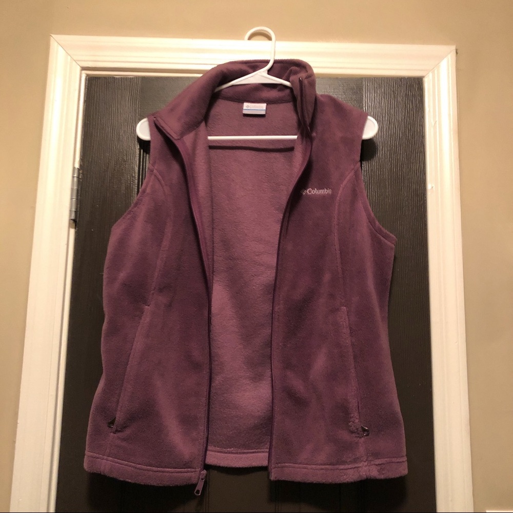 Columbia Purple Fleece Vest